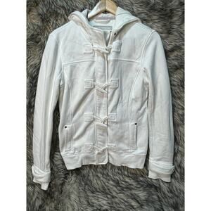 Esprit Ivory Full Zip Fleece Jacket‎ Women's Size L